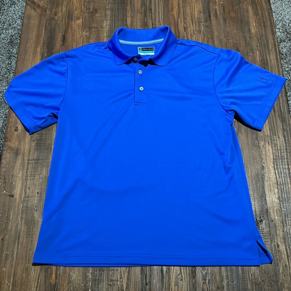 Men’s PGA Tour Men’s Polo - Blue/Purple